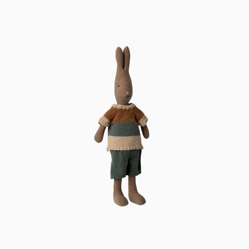 Rabbit size 2 Brown  Shirt and Shorts