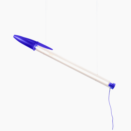 BIC Lamp Azul - Candeeiro Caneta BIC Seletti