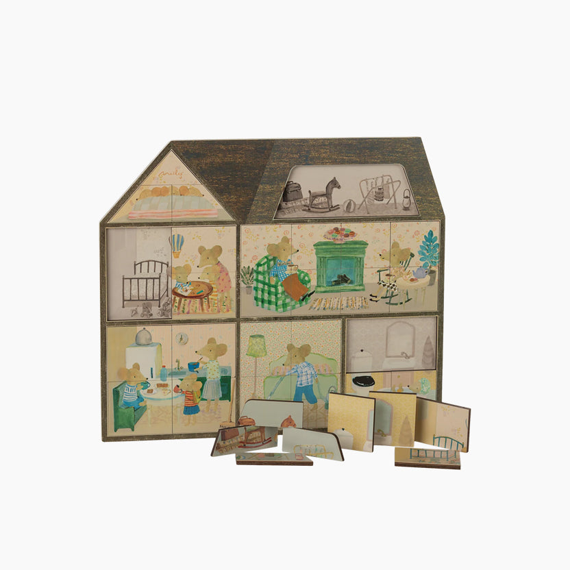 Mouse Hole Farmhouse - Puzzle de Madeira Maileg