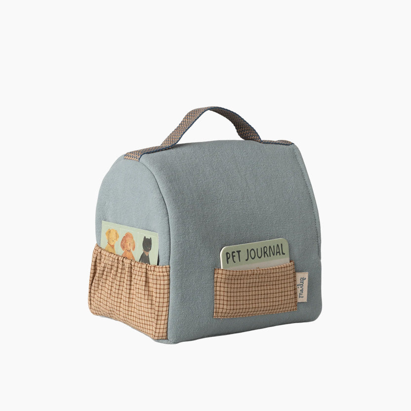 Pet Carrier Dusty Blue - Bolsa de Transporte Maileg