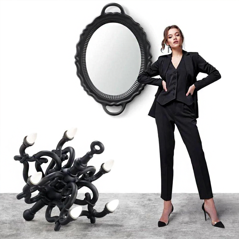 FALLEN Chandelier M  Branco