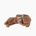 Sleeping Bunny Plush Small - Soft brown