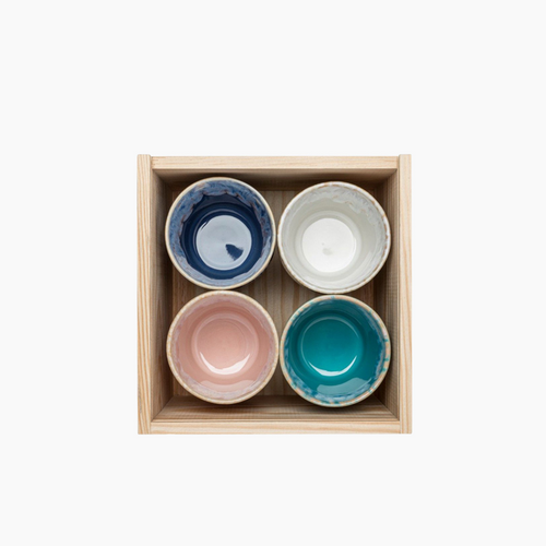 Caixa Gift 8 Copos Espresso Cores  Grespresso