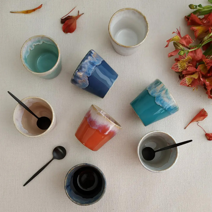 Caixa Gift 8 Copos Espresso Cores  Grespresso