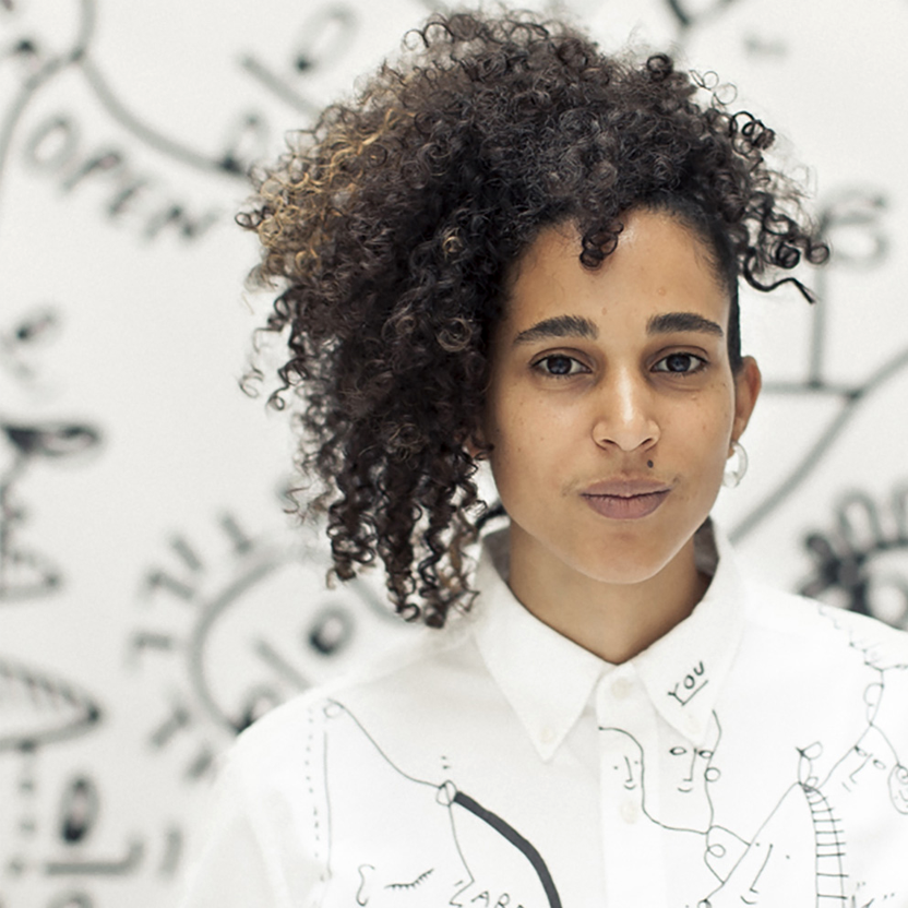 Energetic Expressions Cushion  Shantell Martin