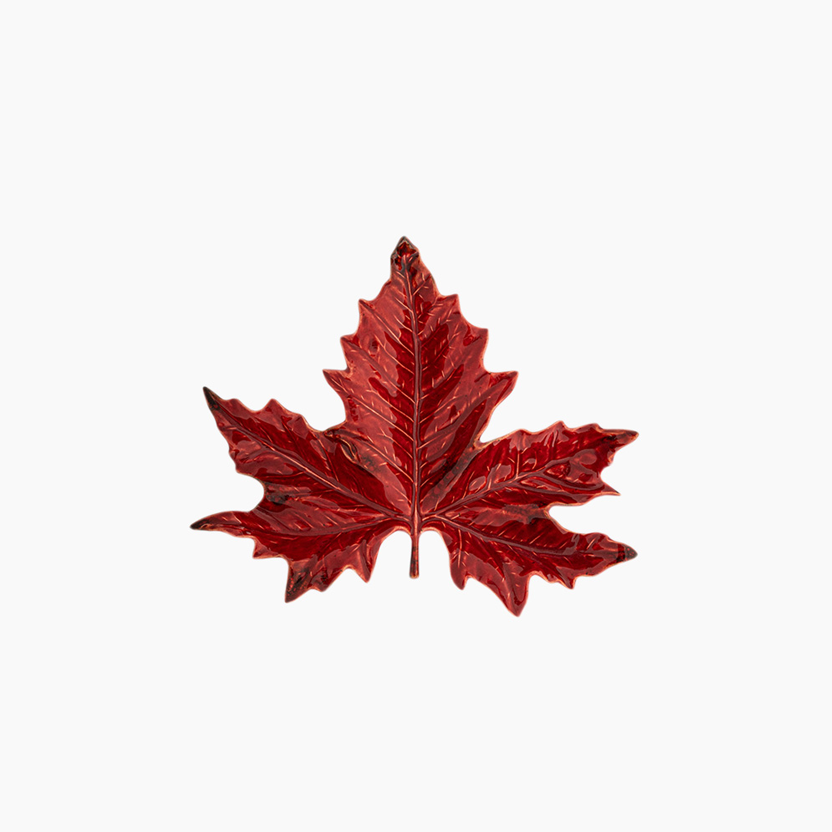 Folha de Plátano Vermelha