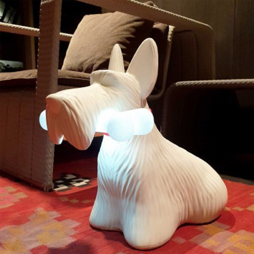 Scottie Lamp  Branco