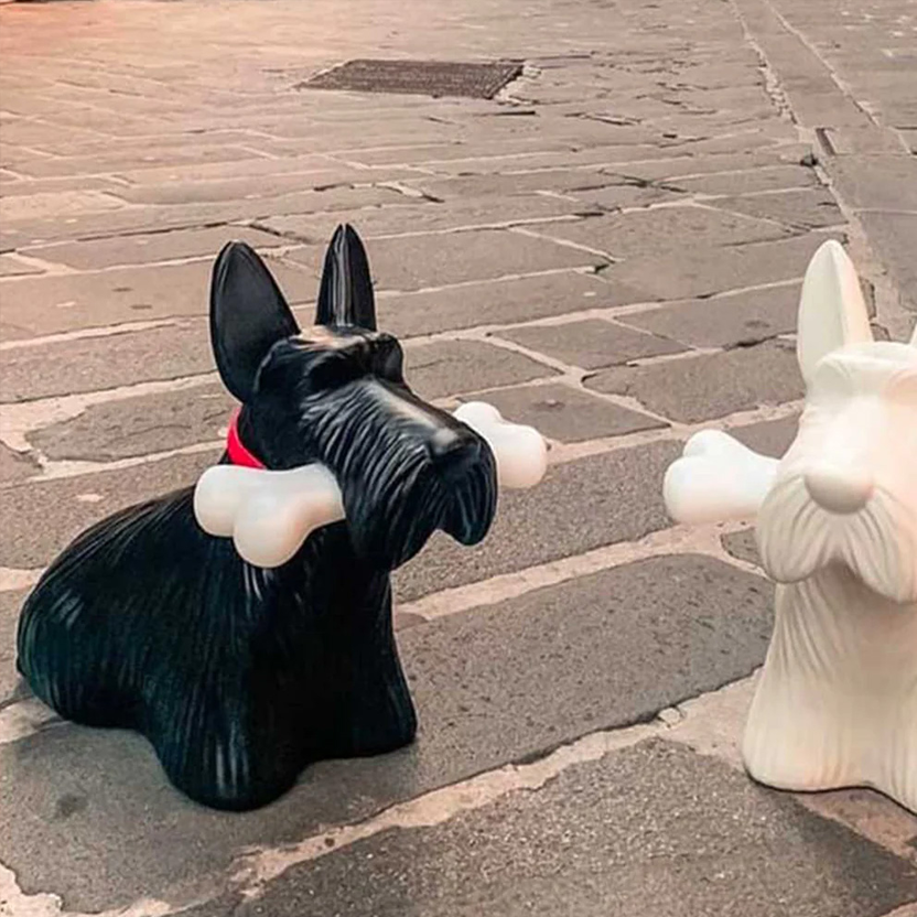 Scottie Lamp  Branco